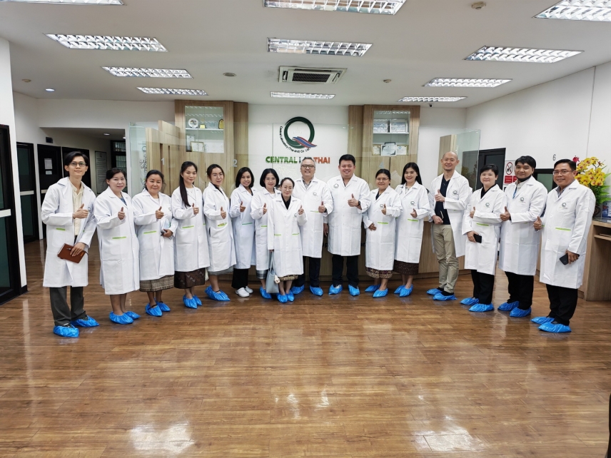 "เซ็นทรัลแล็บไทย" ต้อนรับคณะศึกษาดูงานจาก DOSMEP สาธารณรัฐประชาธิปไตยประชาชนลาว